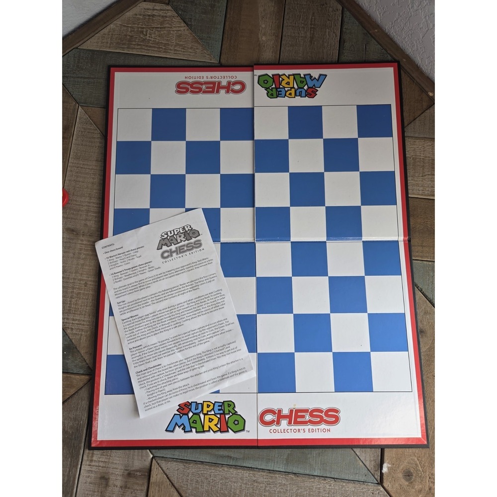 Super Mario Chess Game Board‎ Nintendo Collector's Edition Replacement Board
